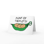 Aunt of Triplets Pod Card