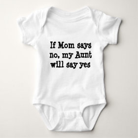 If my Mom and Dad say NO my aunt  and uncle will say YES custom embroidered bib