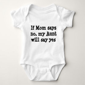 If my Mom and Dad say NO my aunt and uncle will say YES custom embroidered bib