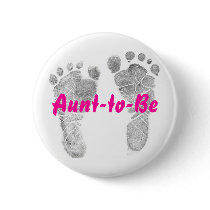 Aunt-to-Be Pinback Button