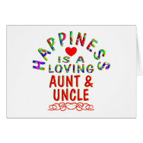 Aunt & Uncle Happiness Card