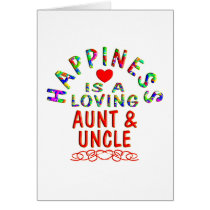 Aunt & Uncle Happiness cards