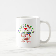 Aunt & Uncle Happiness Coffee Mugs