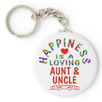Aunt & Uncle Happiness Key Chain