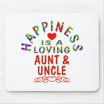 Aunt & Uncle Happiness Mouse Pads