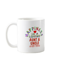 Aunt & Uncle Happiness Coffee Mugs