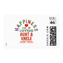 Aunt & Uncle Happiness Postage Stamps