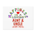 Aunt & Uncle Happiness Post Card