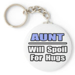 Aunt...Will Spoil For Hugs Keychains