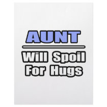 Aunt...Will Spoil For Hugs Letterhead Design