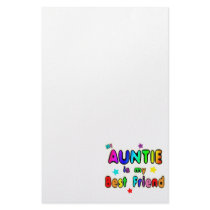 Auntie Best Friend Stationery Paper