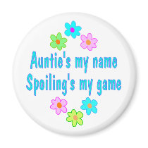 Auntie Spoils Fridge Magnets