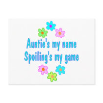 Auntie Spoils Postcard