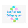 Auntie Spoils Postcard