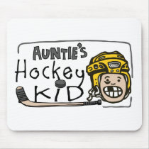 Auntie's Hockey Kid Mousepads