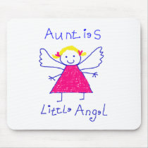 Auntie's Little Angel mousepads by ChocolateJava Auntie's Little Angel mousepads