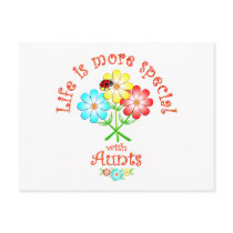 Aunts are Special Post Card