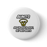 Aunts...Like Regular People, Only Smarter Pinback Button