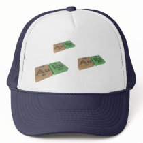 Aura as Gold Au and Radium Ra Hat