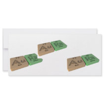 Aura as Gold Au and Radium Ra Rack Card