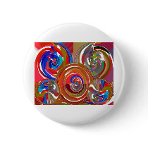 Aura Cleaning Circles - Reiki Meditation Mandala 7 Button