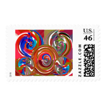 Aura Cleaning Circles - Reiki Meditation Mandala 7 Postage