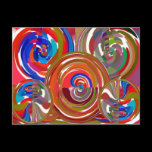 Aura Cleaning Circles - Reiki Meditation Mandala 7 postcards