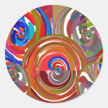 Aura Cleaning Circles - Reiki Meditation Mandala 7 Stickers