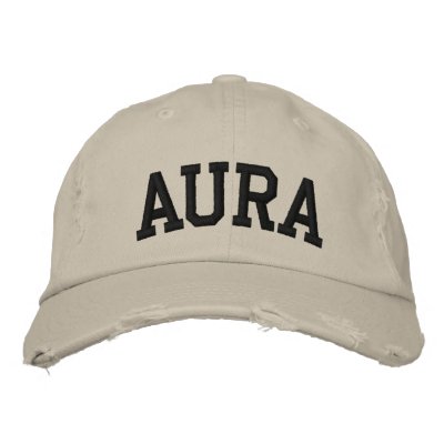 Aura Embroidered Hat by cityshirts