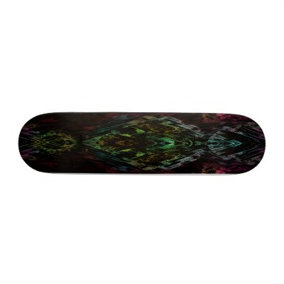 Aura Thoughts Skateboard by skidstreetz