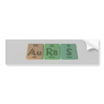 Auras-Au-Ra-S-Gold-Radium-Sulfur Bumper Sticker
