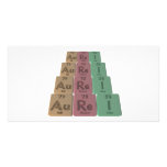 Aurei-Au-Re-I-Gold-Rhenium-Iodine Customized Photo Card