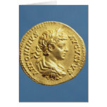 Aureus  with head of Carcalla  grapes cards