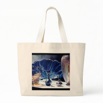 "Aurora" Art Glass Still Life Watercolor bags by PaulJacksonart "Aurora" Art Glass Still Life Watercolor bags