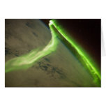 Aurora Australis from International Space Station Greeting Cards