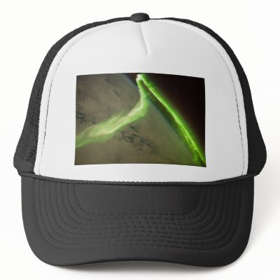 Aurora Australis from International Space Station Hats by astronomical