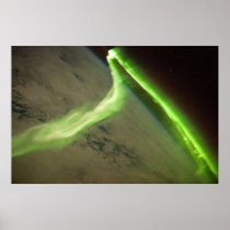 Aurora Australis from International Space Station Print