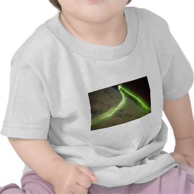 Aurora Australis from International Space Station Tee Shirts by astronomical
