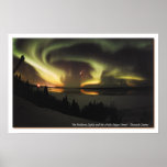 Aurora Borealis and Hale-Bopp Comet posters