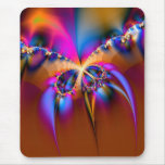 Aurora Borealis Butterfly Fractal Mouse Pads