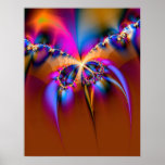 Aurora Borealis Butterfly Poster
