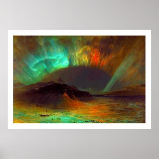 Aurora Borealis by Frederic Edwin Church Print