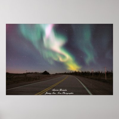 Aurora Borealis - Chisasibi Quebec Print by jimmysam