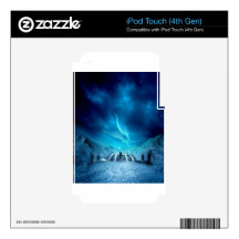 Aurora Borealis iPod Touch 4G Skin