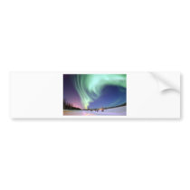 Aurora Borealis, or Northern Lights, Alaska Bumper Stickers