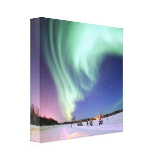 Aurora Borealis or Northern Lights, Alaska Canvas Prints
