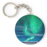 Aurora Borealis over Mosfellsheiði Key Chain