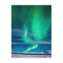 Aurora Borealis over Mosfellsheiði Postcard