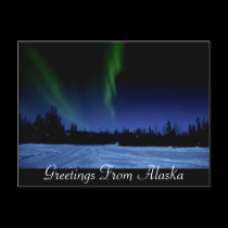 Aurora Borealis Postcard postcards