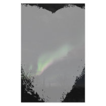 Aurora Borealis Purple and Green Customized Stationery